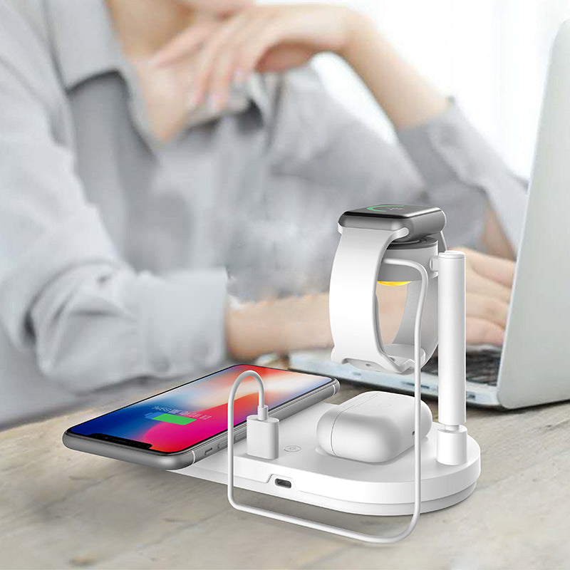 15W Fast Wireless Charger Lamp & Phone Stand (4-in-1)