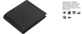 Men's Wallet | Full Grain Natural Leather Retro Noir Bi-Fold Wallet - Black